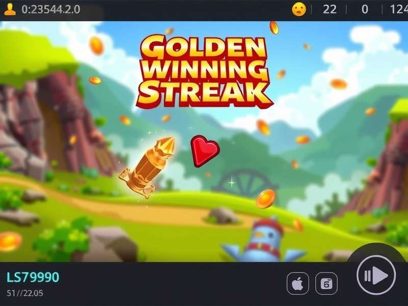 Golden Winning Streak Gameplay Screenshot